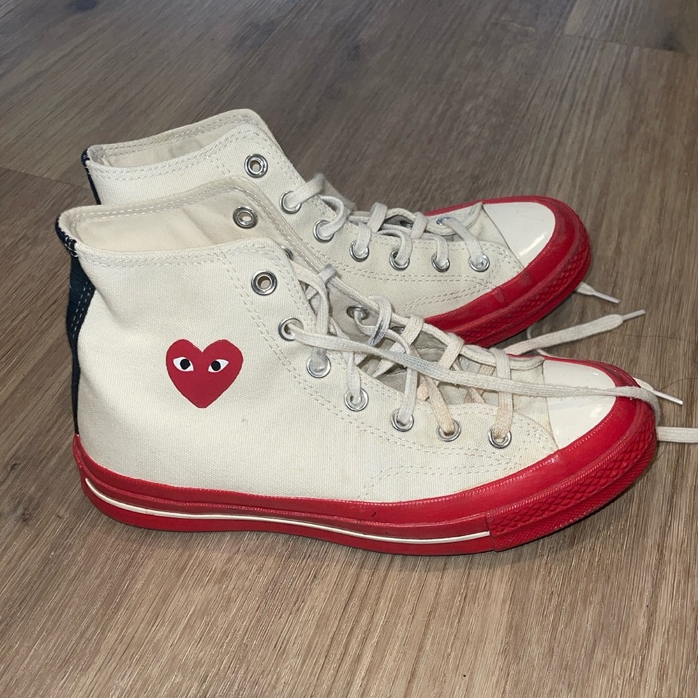 Comme des Garçons PLAY Converse Red Sole High Top - Picture 6 of 13